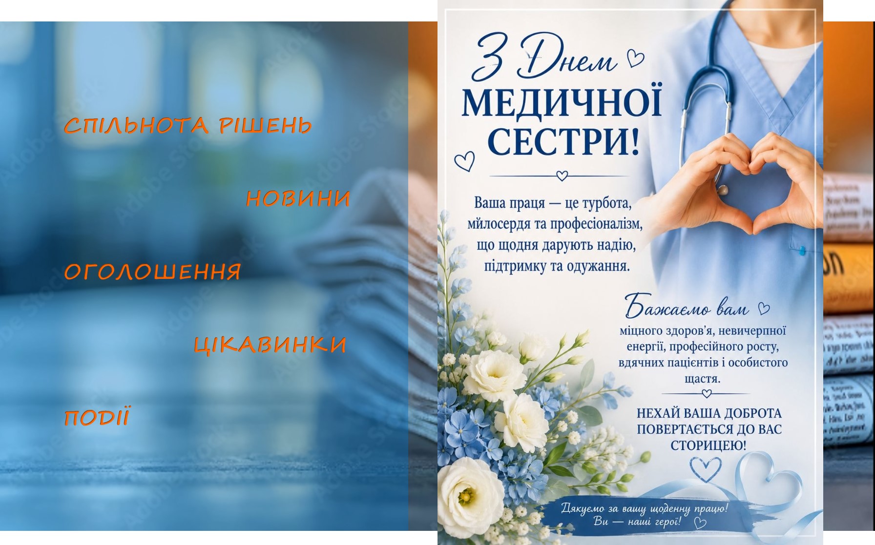 З Днем медичної сестри 💙